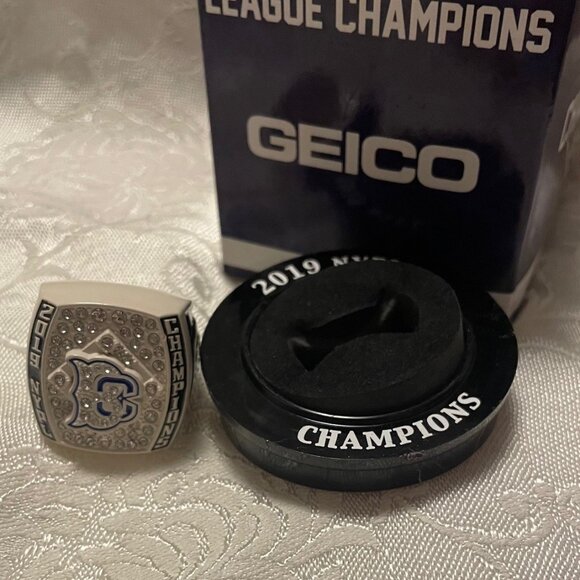 2019 Brooklyn Cyclones Replica Championship Ring 2019 NY Penn League Champions - Picture 3 of 11